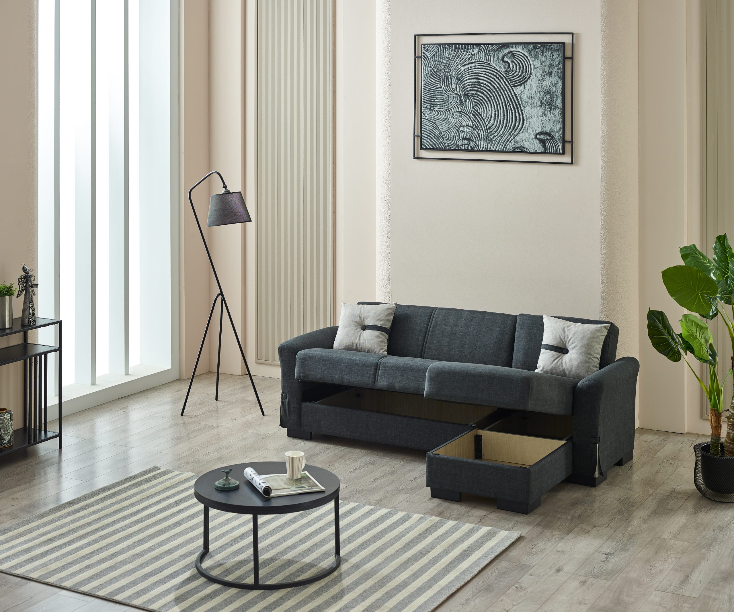 Flamingo Corner Sofabed - Image 4