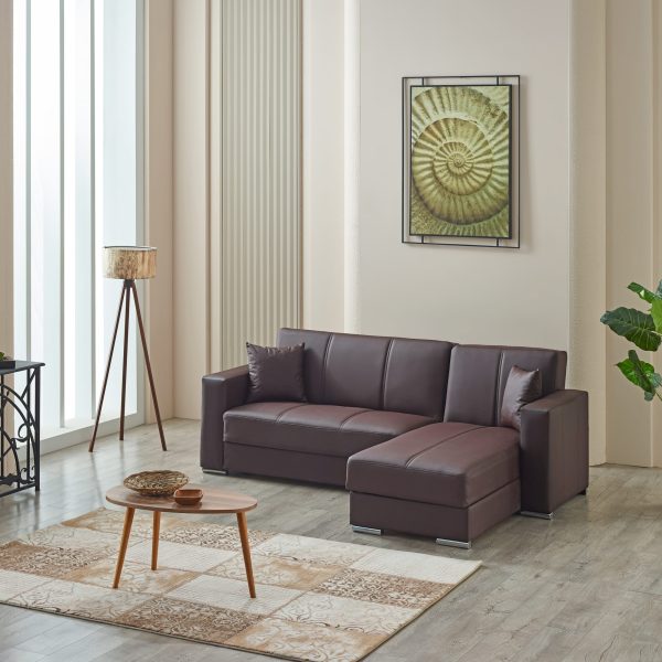 Futuro Brown Corner Sofabed