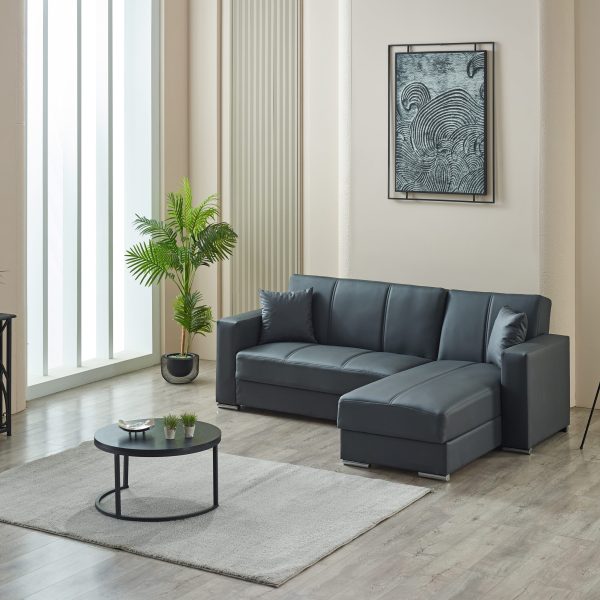 Futuro Black Corner Sofabed