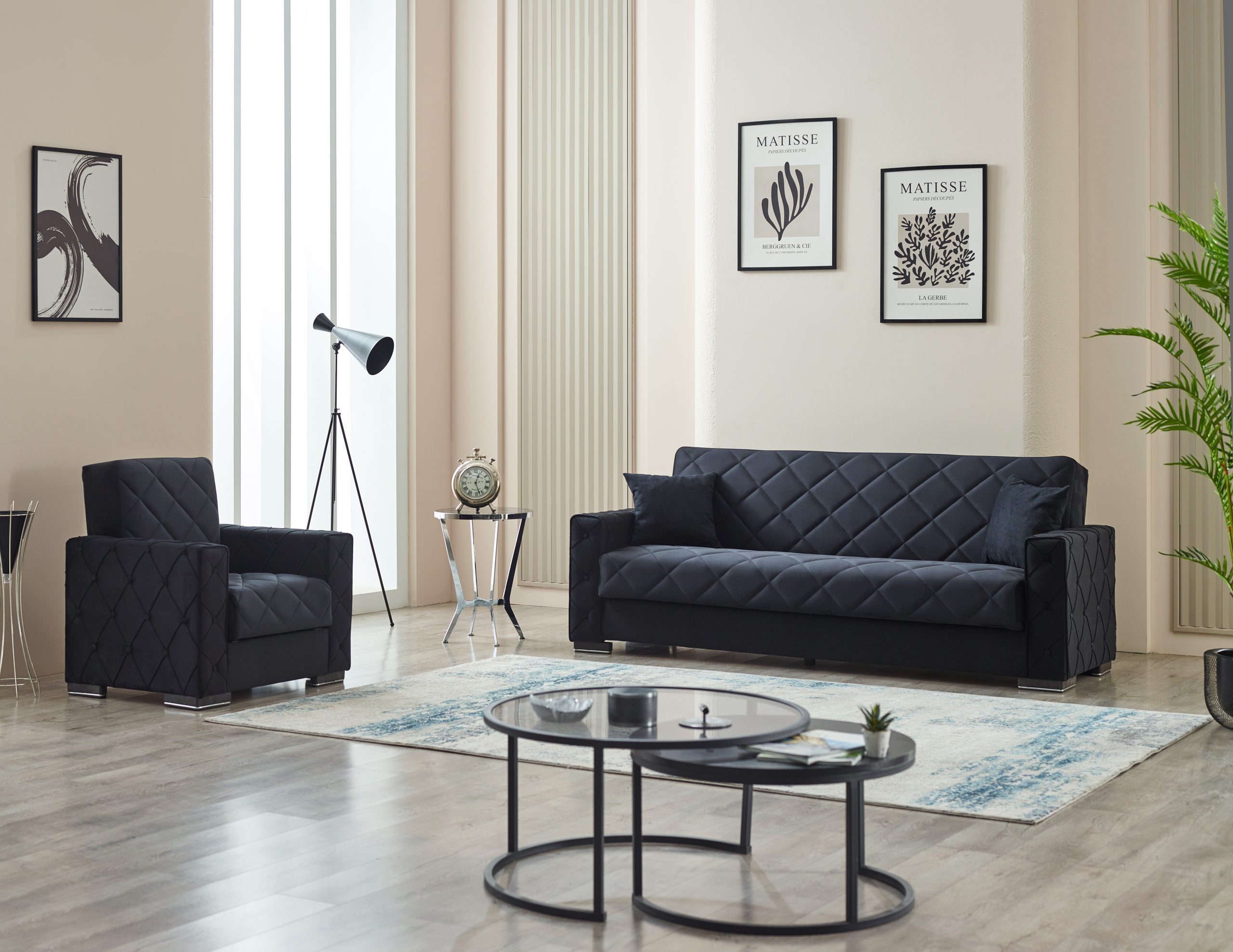 Hegel Black Sofabed - Image 3