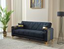 Kuzey Black & Gold Sofabed