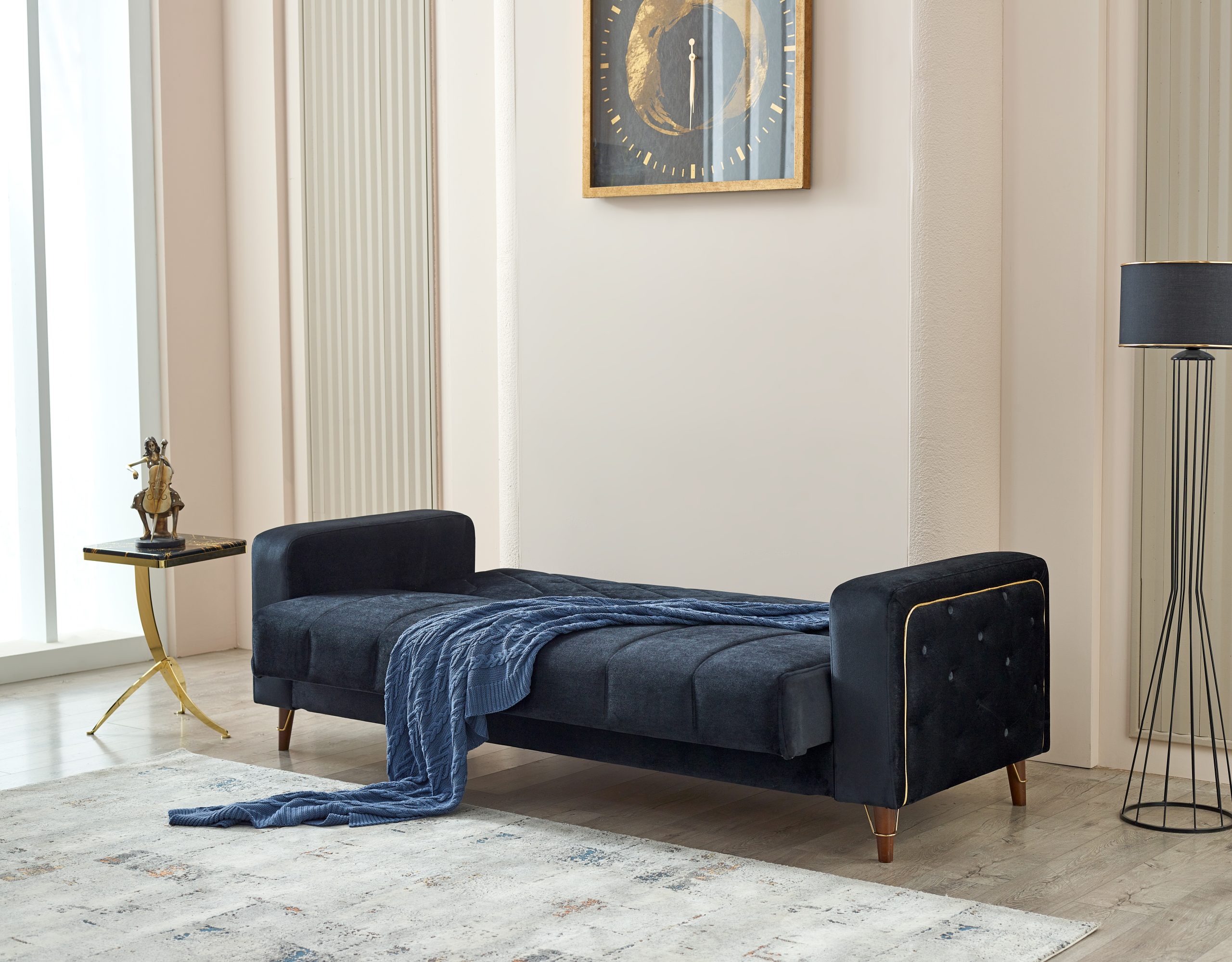 Tual Black Sofabed - Image 5