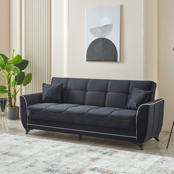 Tual Black Sofabed